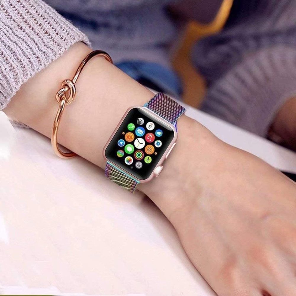 NEW Rainbow Magnetic Loop Band For Apple Watch - Picture 2 of 5